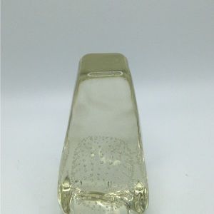 Clear Glass Pyramid Paperweight